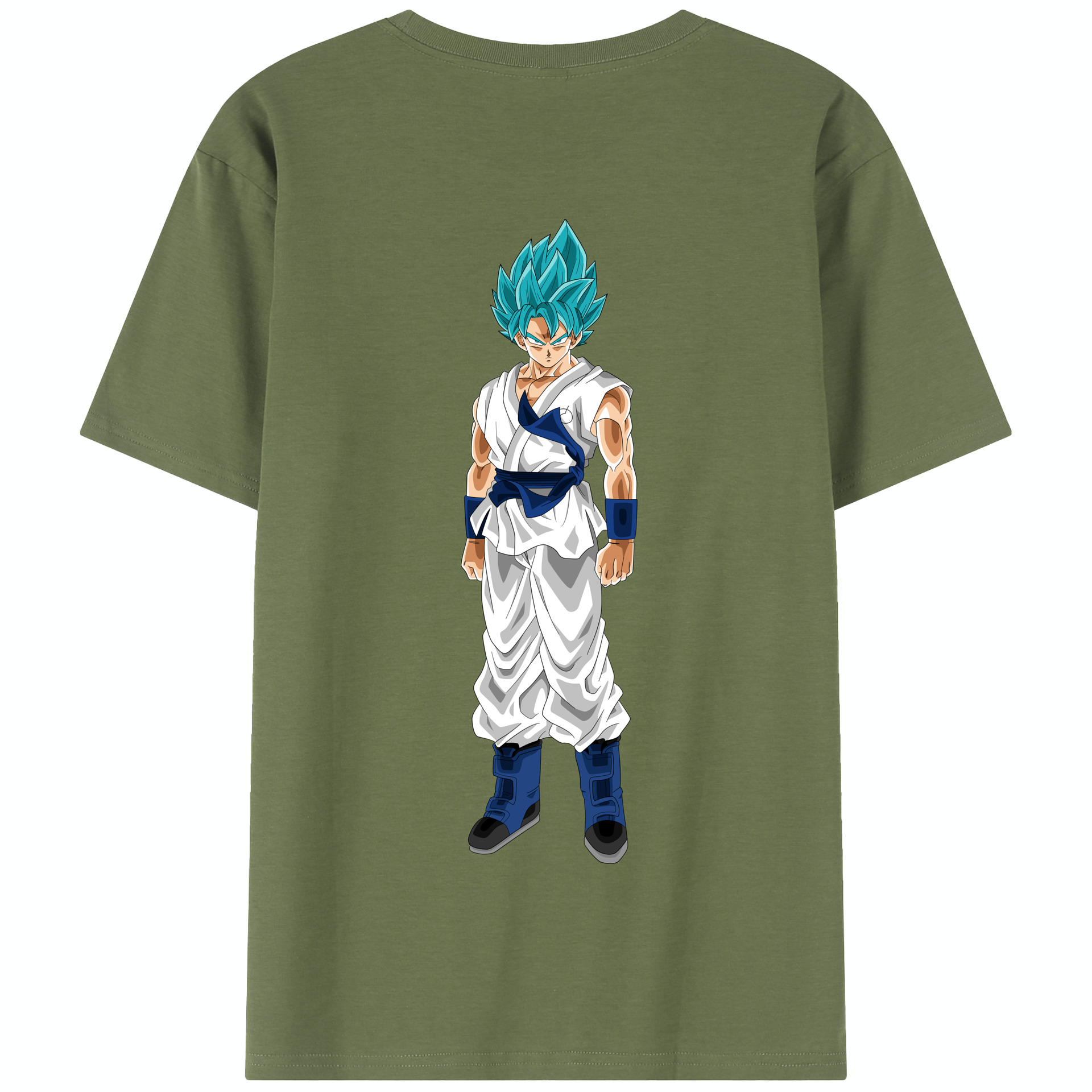 （画像用） ドラゴンボール 孫 悟飯（そんごはん）DRAGON BALL Son Gohan 綿100％半袖Tシャツ（背面プリント）